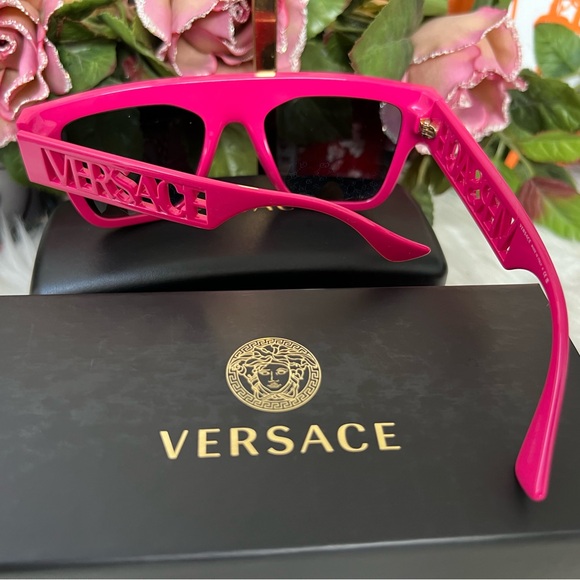 Versace Unisex Sunglasses in Hot Pink - Picture 9 of 12